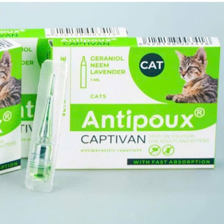 Tuýp ANTIPOUX CAT DOG -Thuốc nhỏ gáy thảo dược phòng và trị ve ghẻ bọ chét cho mèo MPets VN PET SHOP