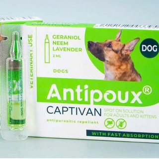 Tuýp ANTIPOUX CAT DOG -Thuốc nhỏ gáy thảo dược phòng và trị ve ghẻ bọ chét cho mèo MPets VN PET SHOP