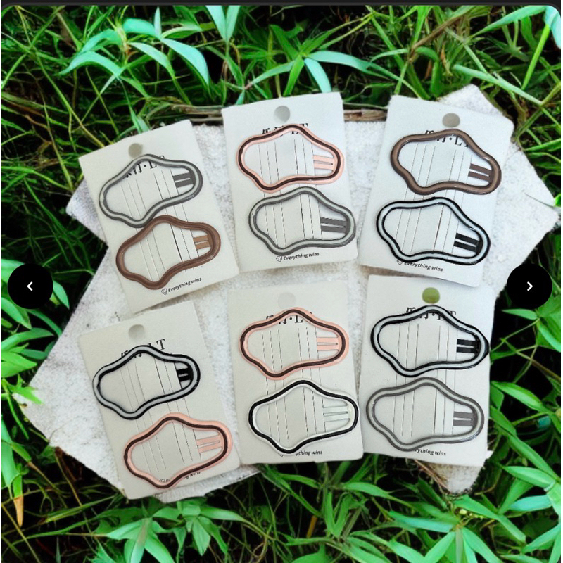 Set 2 Kẹp tóc De Merci Accessories đám mây nhiều màu phong cách thời trang nữ