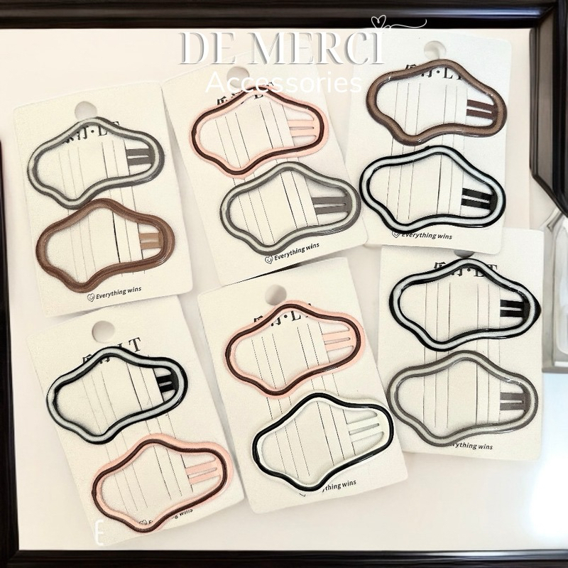 Set 2 Kẹp tóc De Merci Accessories đám mây nhiều màu phong cách thời trang nữ