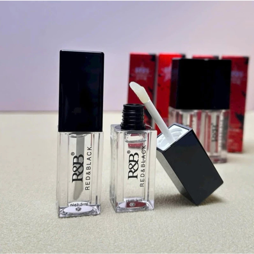 Son bóng R&B Red Black R01 tạo hiệu ứng 5ml cấp ẩm giúp môi căng mọng quyến rũ