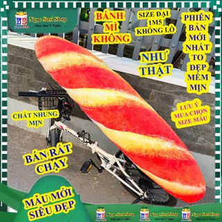 GẤU BÔNG BÁNH MÌ 3D KHỔNG LỒ ÔM NGỦ CAO CẤP SIÊU ÊM RẤT ĐẸPDÙNG ÔM NGỦ QUÀ TẶNG TRANG TRÍ [NHƯ ẢNH]