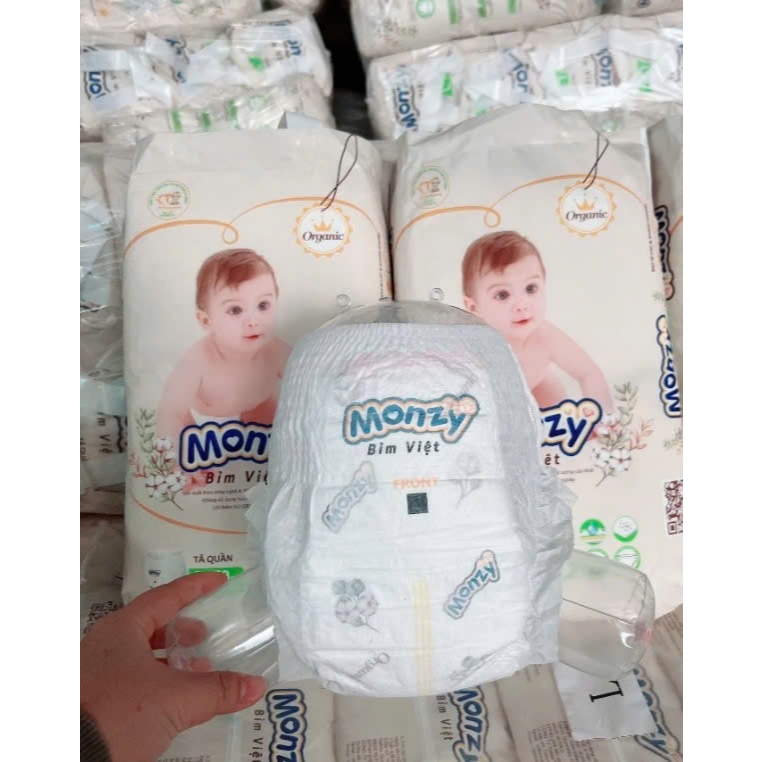 TÃ BỈM QUẦN MONZY CAO CẤP COMBO 2 BỊCH (100 miếng ) Đủ size cho bé (M--5XL)