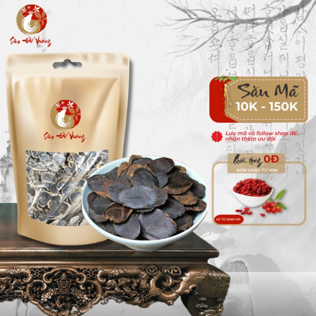 Hắc Sâm Hàn Quốc Thái Lát Thượng Hạng 100gr - Huyền Sâm - Vua Của Các Loại Sâm, Phục Hồi Sức Khỏe Nhanh - Sâm Đế Vương