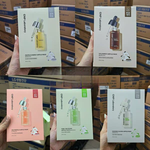 Hộp 10 miếng Mặt nạ CNP chiết xuất keo ong hộp 10 miếng, Mặt nạ dưỡng da cấp ẩm giảm lão hóa