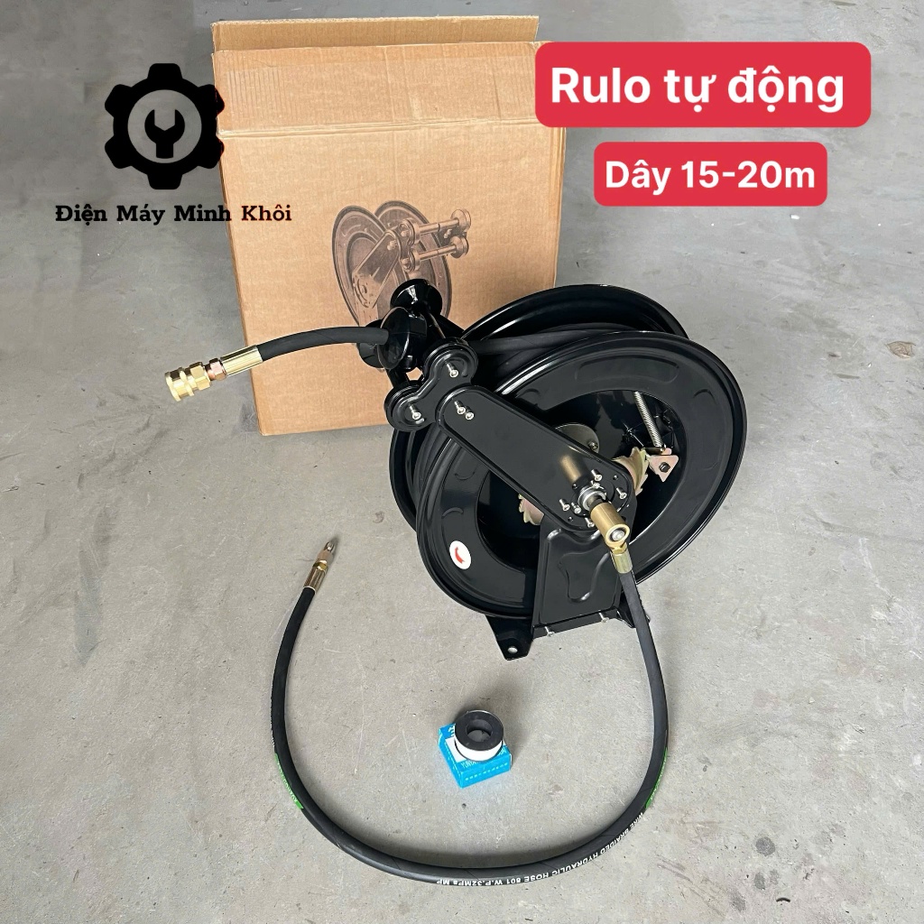 [Sịn] Rulo máy rửa xe cao áp 32Mpa kèm dây 20M 15M bố thép| Rulo quấn ...