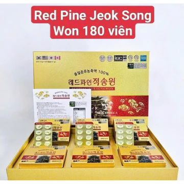 Tinh Dầu Thông Đỏ Chính Phủ Samsung Red Pine Jeok Song Won Hàn Quốc 180 viên - LÊ NGA - NHÂN SÂM HÀN QUỐC