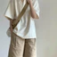 Áo polo nữ Hera màu be form rộng vải thoáng mát thời trang basic đi học đi chơi xứ An Nam