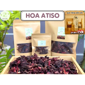 250gr Hoa Atiso đỏ khô (Hoa bụp giấm/Hoa Hibiscus), nguyên liệu pha trà, chưng yến, làm siro