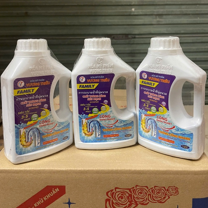 SỈ Dung Dịch Thông Tắc Cống , Bồn Cầu (Thùng x 18 Chai) , Xử Lý Tắc Nghẹt Và Làm Sạch Đường Ống