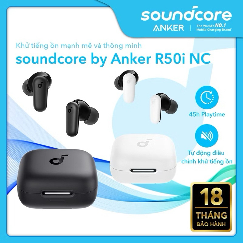 Anker Soundcore R50i NC Tai Nghe Chống ồn ANC Bluetooth 5.4 Thời Gian ...