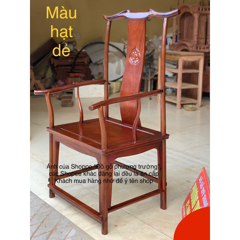 ghế tai quan gỗ gõ và hương Nam Mỹ, hương đá , gụ ( ghế chủ ) nhiều màu