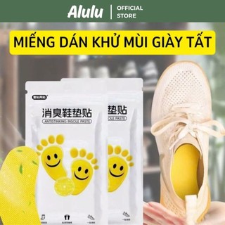 Set 10 Miếng Dán Lót Giày Khử Mùi Hôi, Chống Ẩm Và Ngăn Ngừa Vi Khuẩn Gây Mùi Phát Triển - Kho Sỉ Gia Dụng Alulu