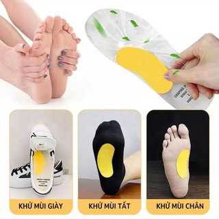 Set 10 Miếng Dán Lót Giày Khử Mùi Hôi, Chống Ẩm Và Ngăn Ngừa Vi Khuẩn Gây Mùi Phát Triển - Kho Sỉ Gia Dụng Alulu