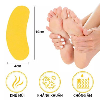 Set 10 Miếng Dán Lót Giày Khử Mùi Hôi, Chống Ẩm Và Ngăn Ngừa Vi Khuẩn Gây Mùi Phát Triển - Kho Sỉ Gia Dụng Alulu