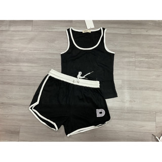 Set bộ Bé gái thun gân xuất vnxk