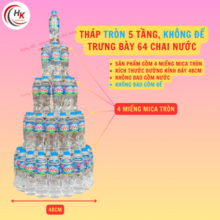 [TO] Tháp Nước Mica 5 Tầng – Khay Mica Làm Tháp Nước Cúng Dường Tổ Tiên, Dâng Lễ Đi Đền, Chùa Sang Trọng