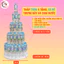 Tháp Nước Mica 5 Tầng – Khay Mica Làm Tháp Nước Cúng Dường Tổ Tiên, Dâng Lễ Đi Đền, Chùa Sang Trọng