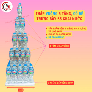 [TO] Tháp Nước Mica 5 Tầng – Khay Mica Làm Tháp Nước Cúng Dường Tổ Tiên, Dâng Lễ Đi Đền, Chùa Sang Trọng