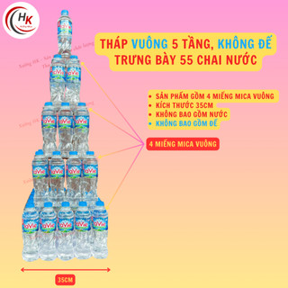 [TO] Tháp Nước Mica 5 Tầng – Khay Mica Làm Tháp Nước Cúng Dường Tổ Tiên, Dâng Lễ Đi Đền, Chùa Sang Trọng