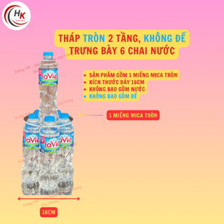 [CHỈ BÀY NƯỚC LỌC] Tháp Nước Mica 2,3  Tầng- Đế Mica Làm Tháp Nước - Khay Mica Xếp Tháp Nước Dâng Lễ Thắp Hương