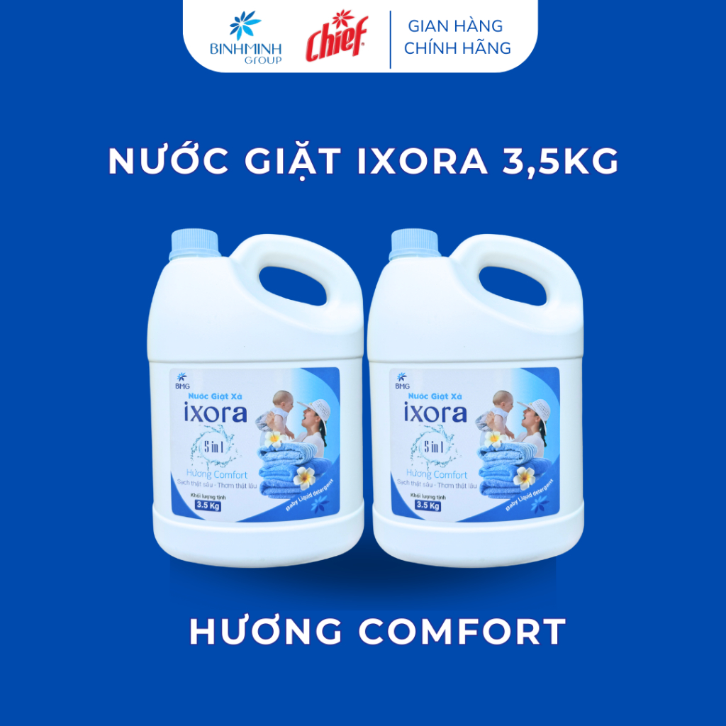 Nước Giặt Xả Cao Cấp IXORA 3,5kg