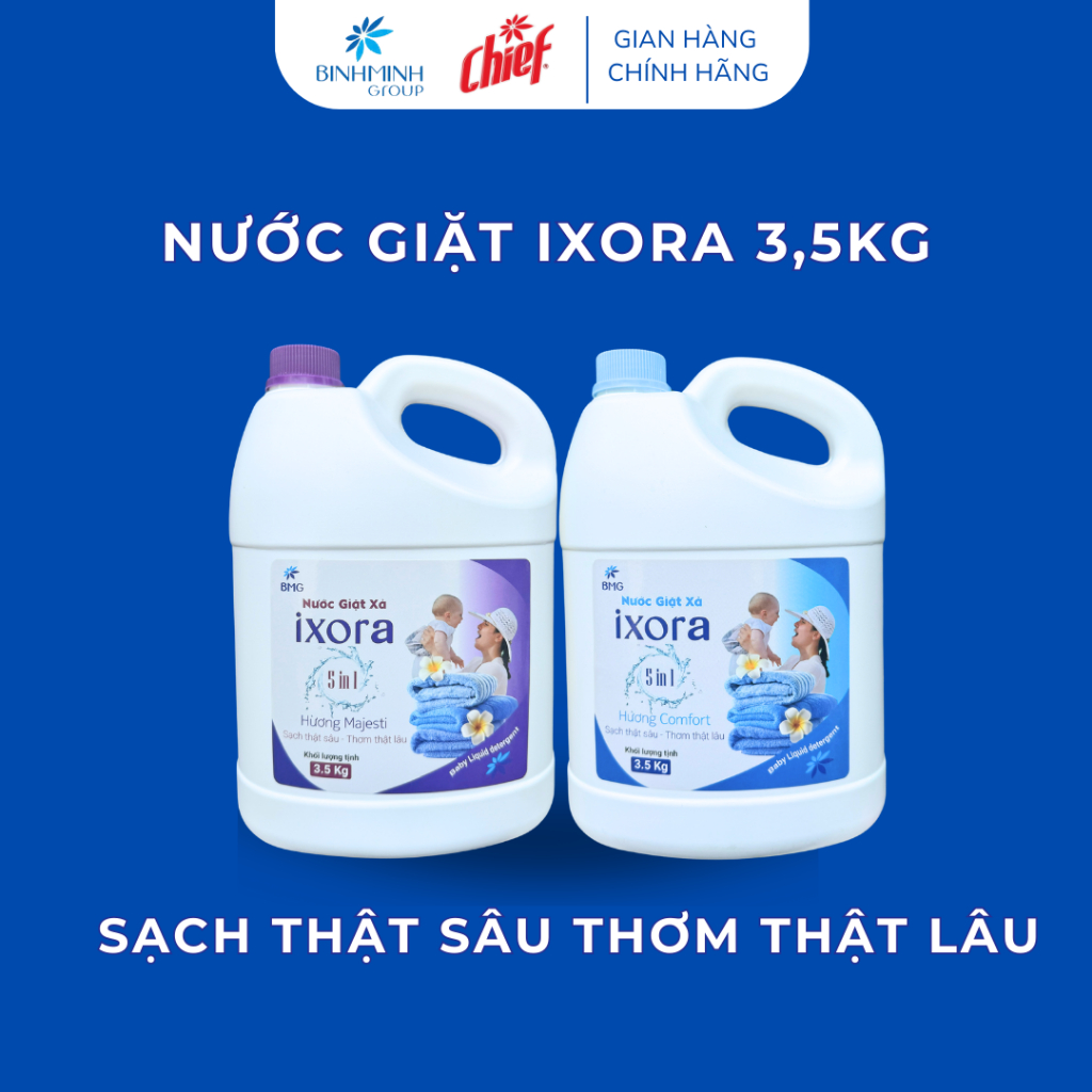 Nước Giặt Xả Cao Cấp IXORA 3,5kg