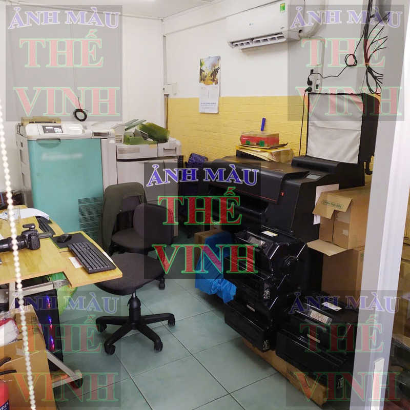 In ảnh 6x9 khổ dán tường, bỏ ví, để điện thoại bằng máy LAB bền màu trên 50 năm - Ảnh Màu Thế Vinh