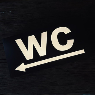 HỘP ĐÈN WC SÁNG ĐÈN • ALU + MICA