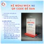 Menu mica A4, A5, A6 để bàn - Bảng Mica Kệ Menu Mica chữ T để QR thanh toán, làm menu nhà hàng, salon, spa