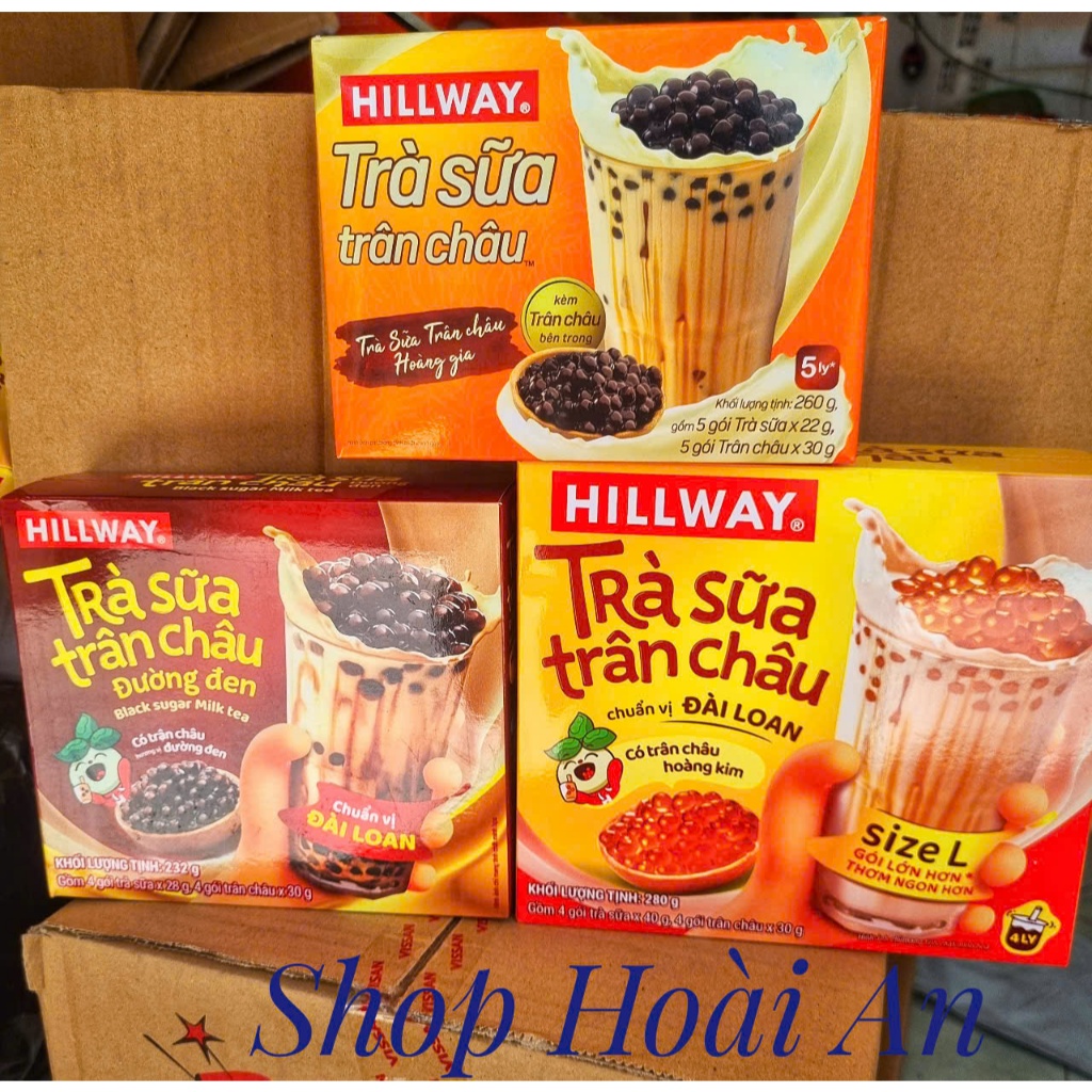 Combo 3 Hộp Trà sữa Hillway (Date 2027)