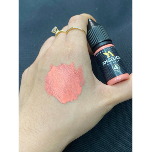 Mực khử thâm môi hồng cam sữa Angelica sô 4 5ml/10ml