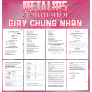 Metalips dưỡng môi cao cấp dùng trong phun xăm thẩm mĩ