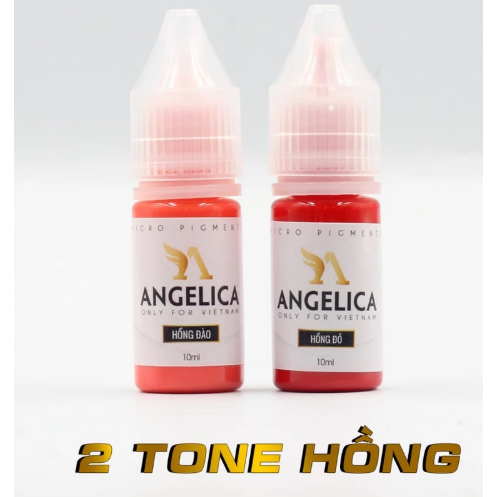 Mực Angelica Tem Trắng – Mực Phun Xăm Cao Cấp, Bong Đậm Đẹp, Giữ Màu Tự Nhiên Lâu Dài