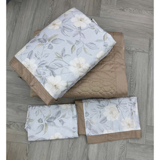 Bộ chăn ga gối cotton lụa trần nhập khẩu loại 1, Chất cotton pha lụa mềm mịn, thoáng mát phù hợp cho mùa hè tặng vỏ ôm