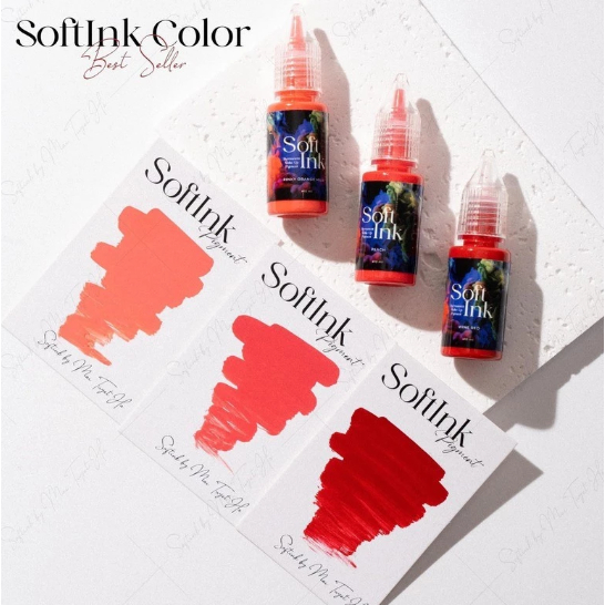 Soft ink mực xăm mày môi màu lên tự nhiên cao cấp