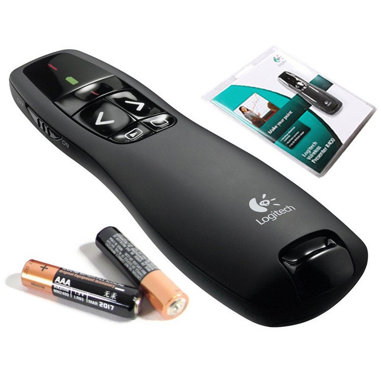 BÚT TRÌNH CHIẾU LAZER LOGITECH R400 - Logitech Wireless Presenter R400 ...