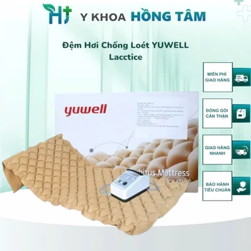 Đệm Hơi Chống Loét YUWELL, Chống Hăm Lở Loét, Cấu Tạo Nhiều Múi, Chất Liệu PVC