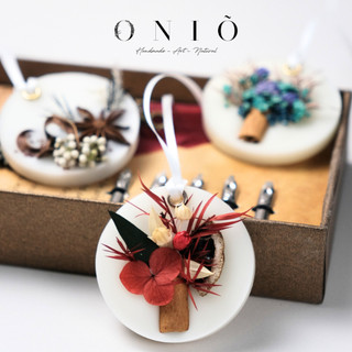 Sáp thơm handmade, trang trí hoa khô - Quà tặng sinh nhật, Zodiac Collection - ONIÕ