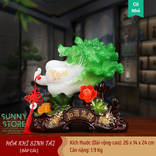 Tượng bắp cải, Bắp cải phong thuỷ, Cải thảo, Tượng phong thủy, Decor Trang trí nhà cửa, Quà tặng ý nghĩa - SUNNY
