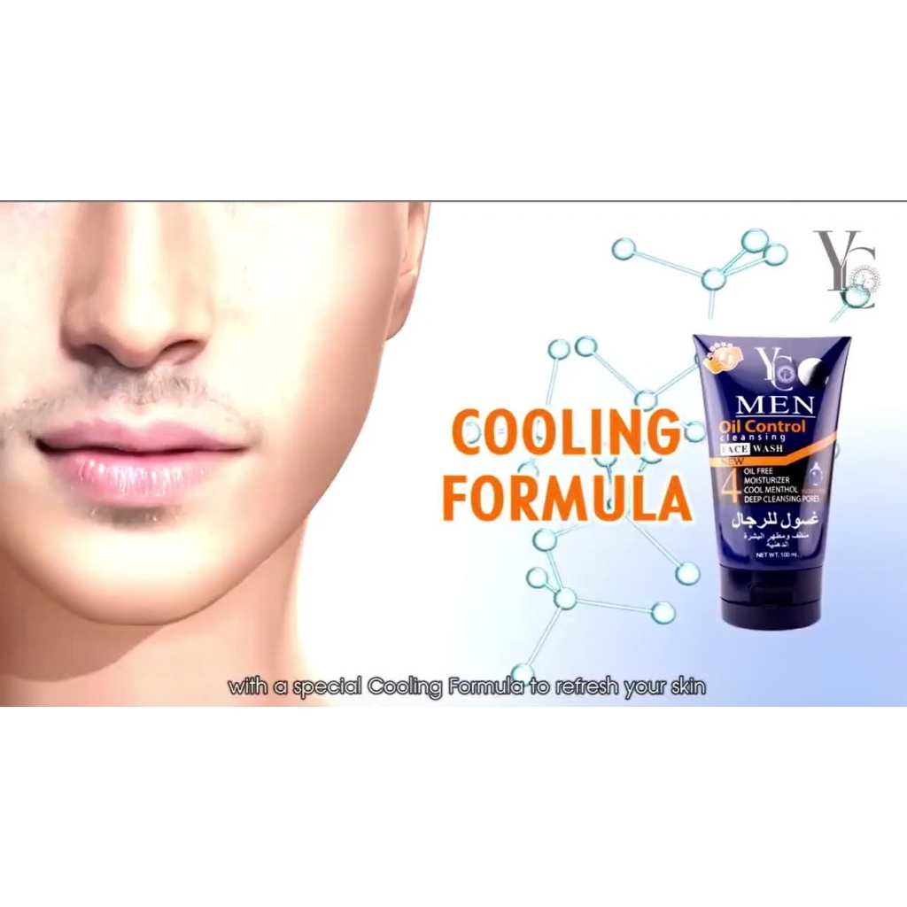 Sữa Rửa Mặt Nam Thái Lan YC Oil Control 100ml – Kiểm Soát Nhờn, Mát Lạnh Menthol, Làm Sạch Sâu