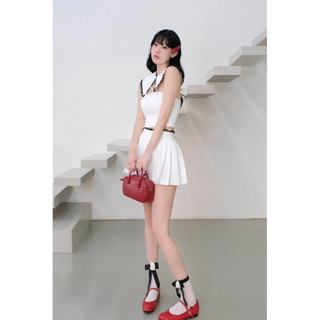 [Deal Độc Quyền] Set Nữ Tube Crop Pleat 3 Pieces, Chất Vải Kaki Hàn Thoải Mái,WSB136, SOME HOW STORE