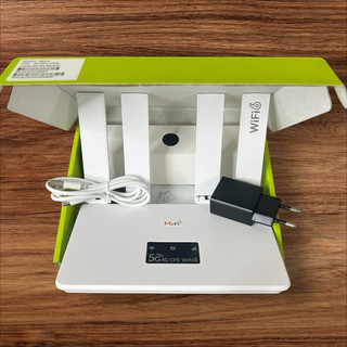 Bộ Phát Wifi 4G R611C - 4 Ăngten Gấp Gọn, Wifi 6, Cổng LAN Kết Nối PC/Camera, Sạc Type-C
