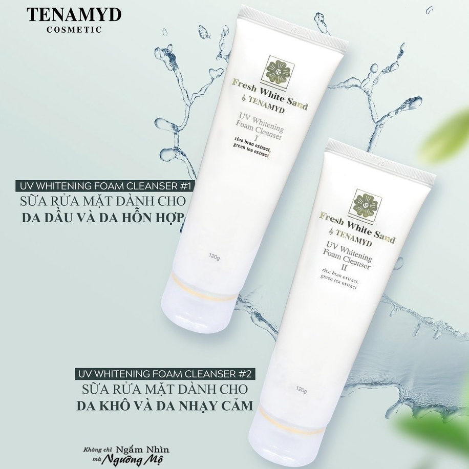 Ảnh Sữa Rửa Mặt Trắng Da Số I Cho Da Dầu Và Da Hỗn Hợp Tenamyd Fresh White Sand I Tuýp 120g 4