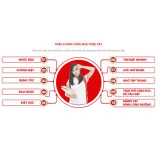 Viên uống bổ sung sắt - Tăng cường lưu thông máu cho phụ nữ mang thai (Hộp 50 viên)