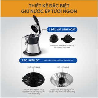 Núm Lớn Vắt Cam Bluestone CJB-1173 – Phụ Kiện Chính Hãng, Khế Ép Máy Vắt Cam – Màu Đen