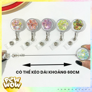 Lõi Tơrua Kéo Rút 60cm Nhựa ABS Sử Dụng Gắn Bao Thẻ / Móc Khoá Hoạ Tiết Chân Mèo Đơn Giản Tinh Tế – Cat Paw Badge Reel