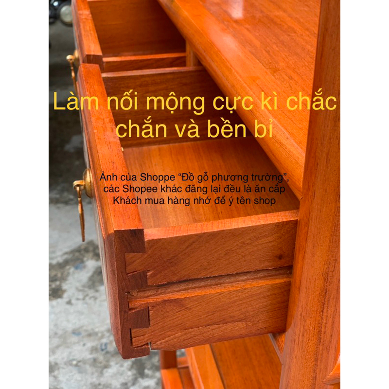 kệ sách, kệ bày đồ gỗ gõ, hương đá ngang 58 sâu 34 cao 89cm nhiều tông màu