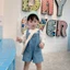 QC- Yếm bò vải mềm cover Hàn Quốc bé trai bé gái mặc đều xinh bé 9-15kg