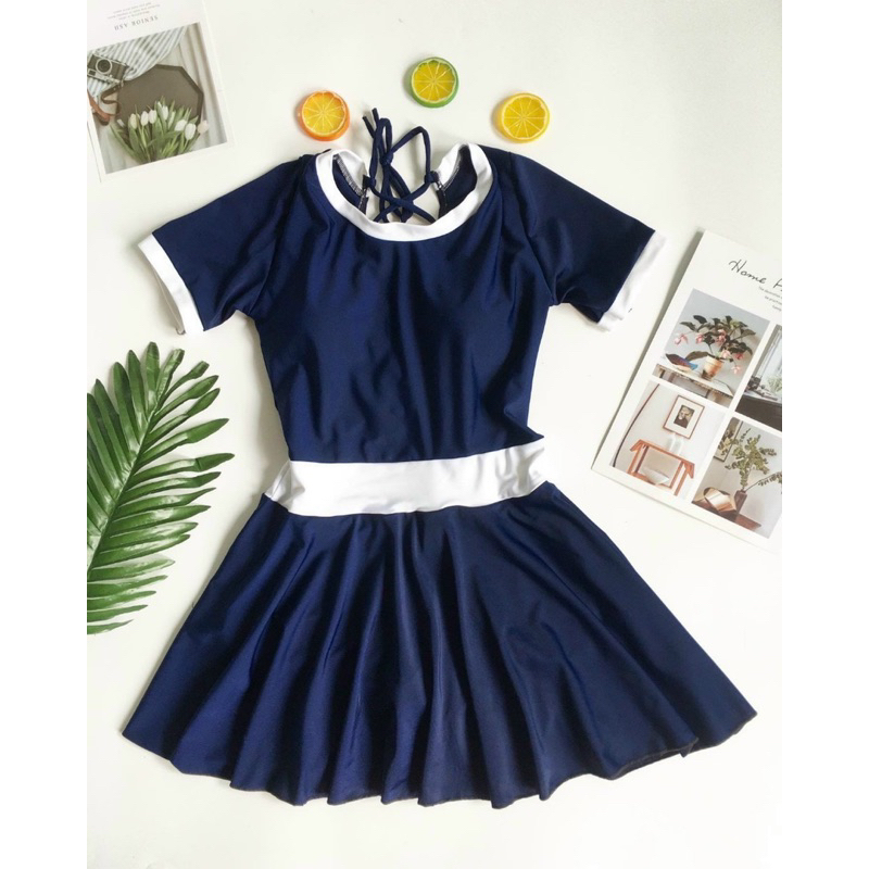 đồ bơi 1mảnh kín đáo size(M,L,xl) Đồ bơi 1mảnh pha dây kéo và dạng luồn dây